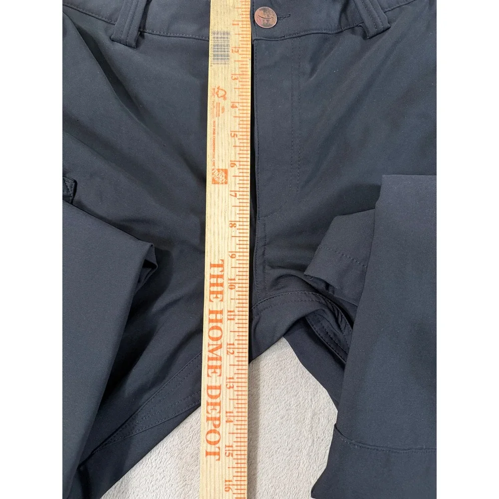 Amazon Luly Yang Cargo Pants Mens Size L 34-36 Black Delivery Driver Uniform EUC
